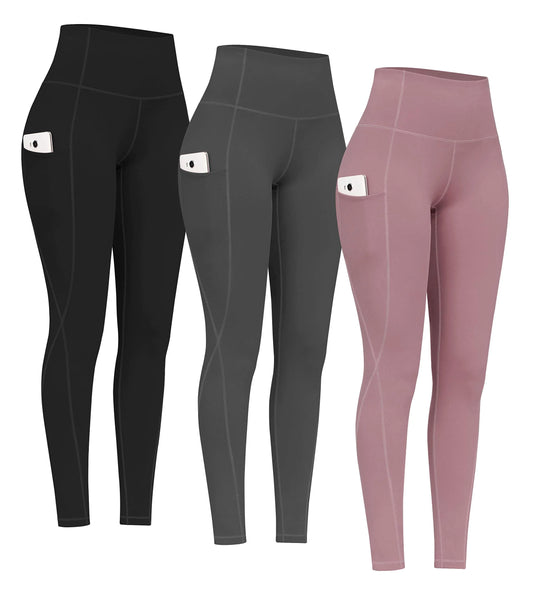 New Leggings Fitness Clothing Women Ladies High Waisted Sports Yoga Pants Gym Fitness & Yoga Wear Leggings with Pockets